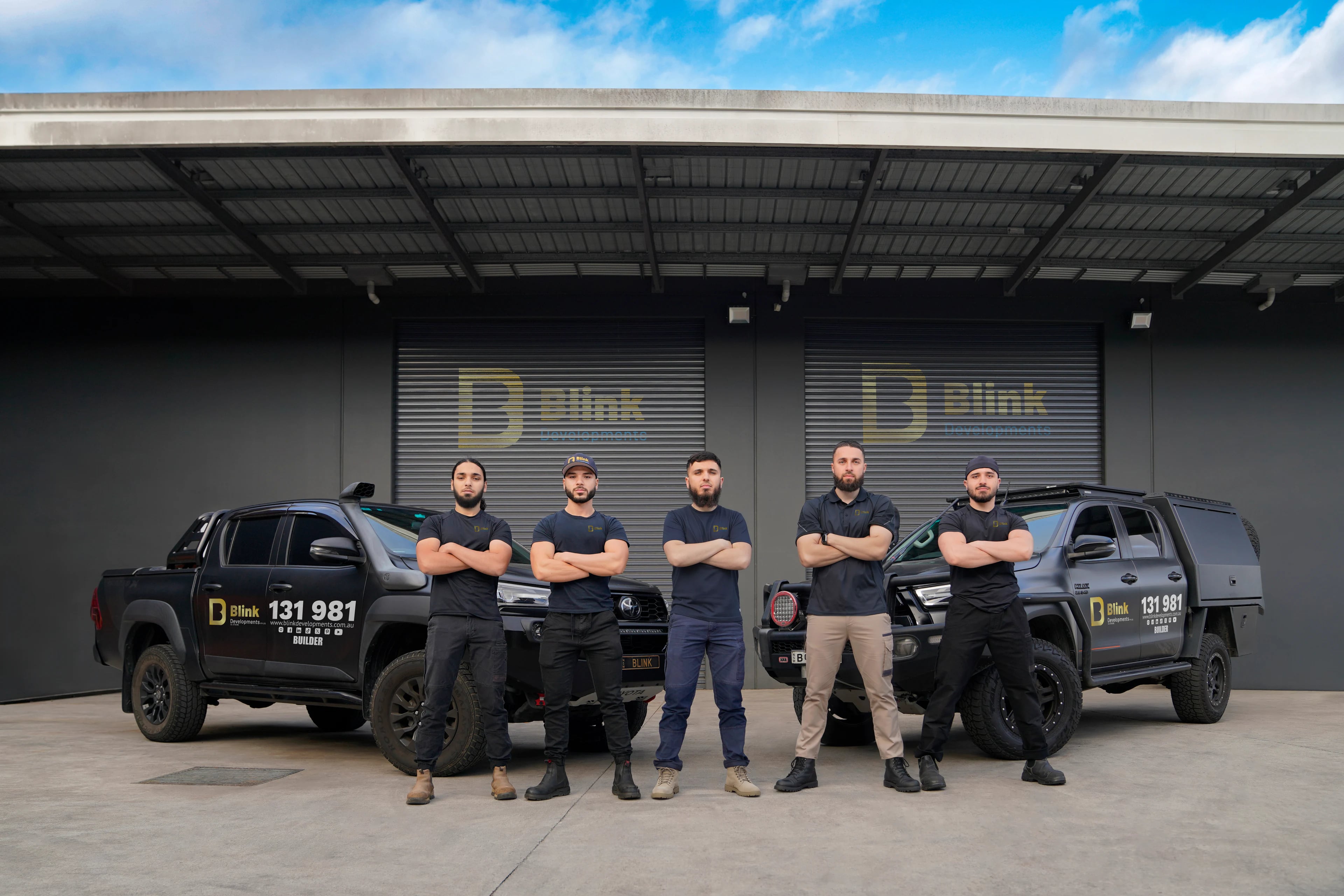 The Bathroom Renovation Sutherland team with their work vehicles